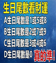 咸宁你的生日尾数是几？命运如何？